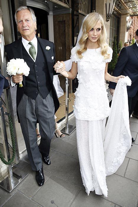 poppy delevingne wedding dress chanel|9 celebrities who wore Chanel wedding dresses: From .